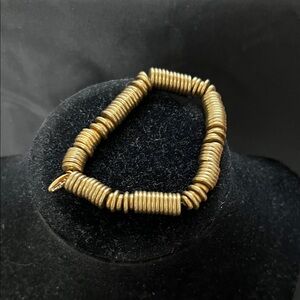 Elegant Gold Coil Bracelet